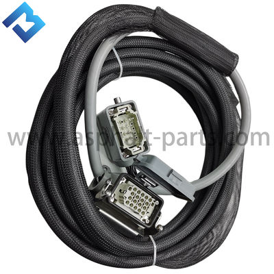 جعبه کنترل آسفالت آسفالت خط میزبان 18 هسته مستطیل شکل مستقیم 8 متر برای