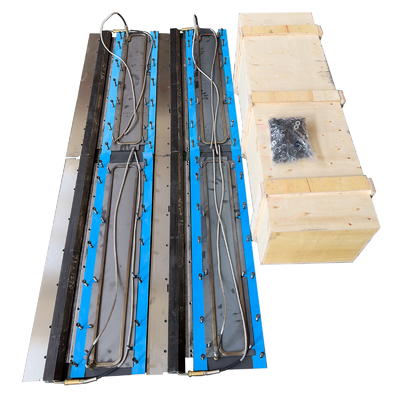 کیفیت بالا AB500-2TV پایه صفحه برقی برای آشپزخانه Asphalt Paver 2051692 مواد کیت صفحه برقی NM400 Hardox400
