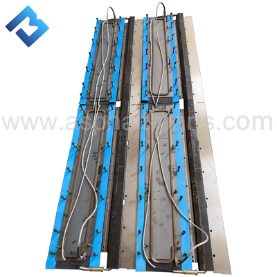 کیفیت بالا AB500-2TV پایه صفحه برقی برای آشپزخانه Asphalt Paver 2051692 مواد کیت صفحه برقی NM400 Hardox400