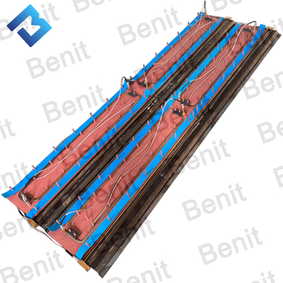 کیت صفحه ماله برقی گرمایشی دوگانه VDT-V88 RM80873870 صفحه آهنی برای قطعات یدکی آسفالت‌ریز
