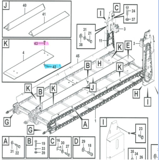 کیت سرویس قطعات فرسوده نوار نقاله با کیفیت بالا VOE17253552، کیت فرسودگی نوار نقاله ABG6820C، کیت فرسودگی نوار نقاله ABG7820D