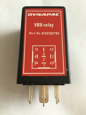قطعات غلتک دایناپاک 382782 4700382782 رله VBS برای غلتک های Dynapac CA152 CA251 CC102 CC232 CC412 CC422 CC722 CC900