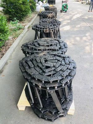 spare parts replacement industrial steel mental conveyor chain for dynapac DF135C