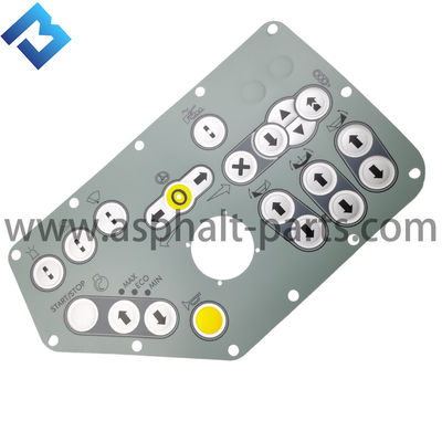 VGL Plus Paste Control Panel Sticker Main Console Button Panel Film برای قطعات سنگ شکن آسفالت