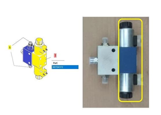 80704372 Screed Leveling Cylinder Solenoid Valve Rexroth R900561286 for  Series High Quality road construction با استفاده از دستگاه های ساختمانی