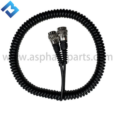 2028733 کابل داده / کابل مارپیچی 5 پین - 8 سوراخ سیستم الکتریکی Asphalt Paver برای ساخت جاده سطح متر