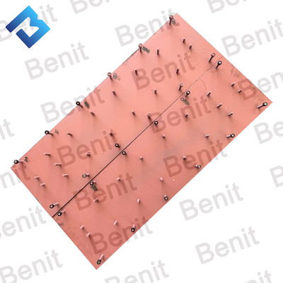 صفحه پیچ دار موتور اصلی چپ / راست 115080018 115080031 برای SUM7200 Asphalt Paver قسمت صفحه استایل