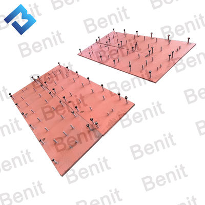 صفحه پیچ دار موتور اصلی چپ / راست 115080018 115080031 برای SUM7200 Asphalt Paver قسمت صفحه استایل