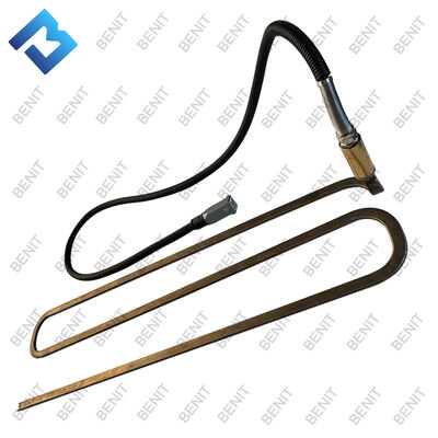 میله گرمایش برقی بنیت با حلقه‌های متعدد روی صفحه پایه مربعی سمت راست 4812215099 برای دستگاه سنگفرش V3500TVE ساخت جاده