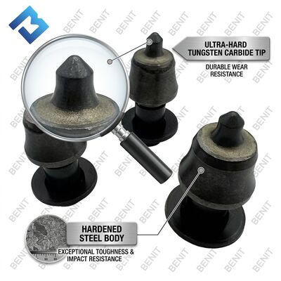 BNT6/22 2493524 بیت فرز بادوام پایدار در آب برای دستگاه های فرز جاده ای دستگاه های فرز سرد